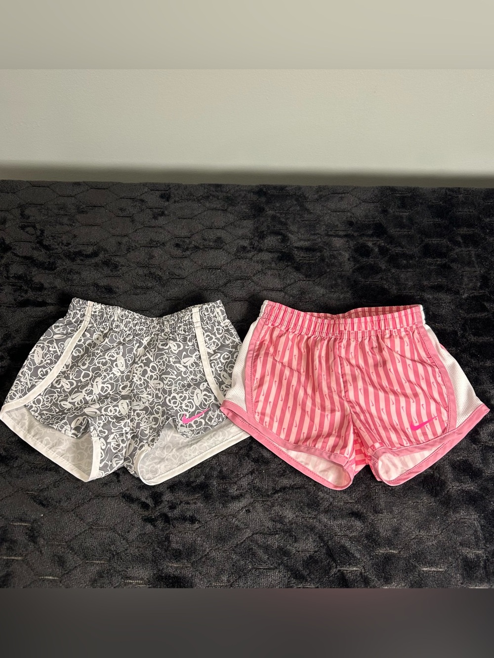 Nike Girl’s Running Athletic Shorts Bundle of 2 Pairs Size 18 Months